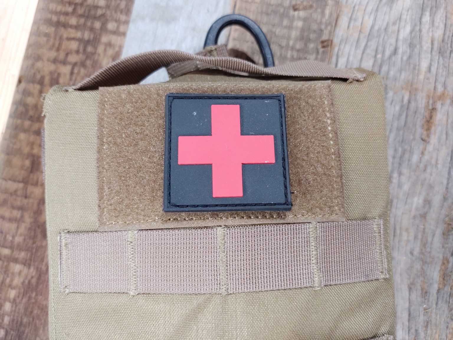 First Aid Velcro Patch - Red Cross | Mountain Man Medical